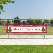 Outdoor Banner frohe Weihnachtsbanner (Insitu)