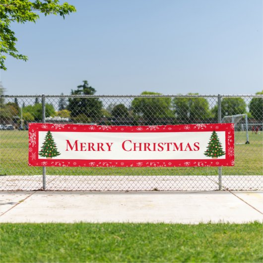 Outdoor Banner frohe Weihnachtsbanner (Insitu)