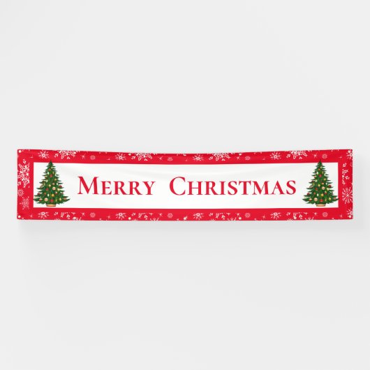 Outdoor Banner frohe Weihnachtsbanner (Horizontal)