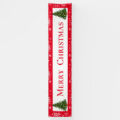 Outdoor Banner frohe Weihnachtsbanner (Vertikal)