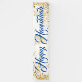Outdoor Banner-Happy Hanukkah Banner (Vertikal)