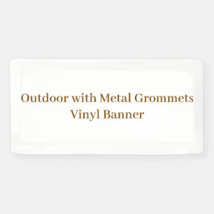 Outdoor-Banner mit Metallösen 30 cm x 60 cm Vinyl- Banner