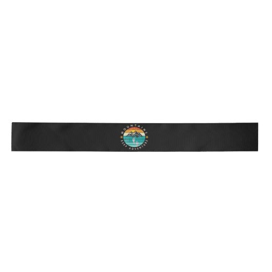 Outdoor Behalt-Abenteuer Satinband (Vorderseite)