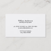 Outdoor Bokeh Visitenkarte (Rückseite)