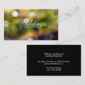 Outdoor Bokeh Visitenkarte (Vorne/Hinten)