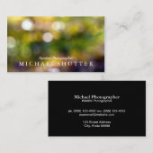 Outdoor Bokeh Visitenkarte (Vorne/Hinten)