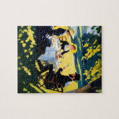 Outdoor Breakfast Scene: Kunstwerke aus dem 19. Ja Puzzle (Horizontal)