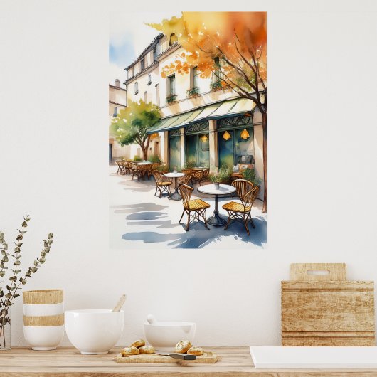 Outdoor Cafe Poster (Küche)