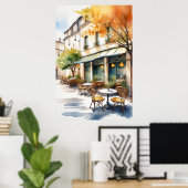 Outdoor Cafe Poster (Heimbüro)