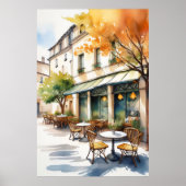 Outdoor Cafe Poster (Vorne)