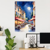 Outdoor Cafe Poster (Heimbüro)