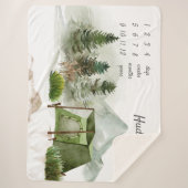 Outdoor Camping Adventure Meilenstein Sherpadecke (Vorderseite)