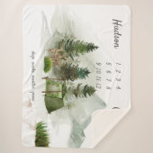 Outdoor Camping Adventure Twins Milestone Sherpadecke (Vorderseite)