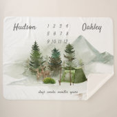 Outdoor Camping Adventure Twins Milestone Sherpadecke (Vorderseite (Horizontal))