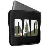 Outdoor Camping Papa glücklicher Camper Laptopschutzhülle (Vorne Rechts)