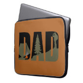 Outdoor Camping Papa glücklicher Camper Laptopschutzhülle (Vorderseite Links)