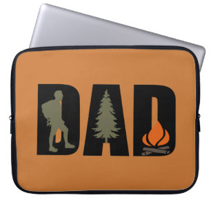 Outdoor Camping Papa glücklicher Camper Laptopschutzhülle