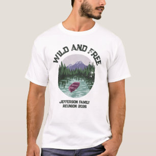 Outdoor-Camping Wild und Frei Benutzerdefinierte F T-Shirt