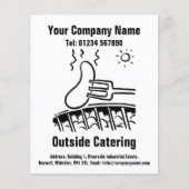 Outdoor Catering Cartoon Design Flyer (Vorne)