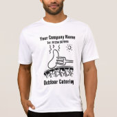 Outdoor Catering GRILLEN oder Grill T-Shirt (Vorderseite)