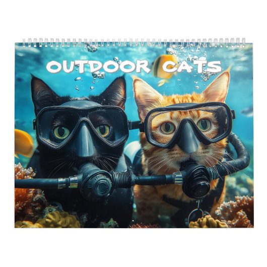 Outdoor Cats Calendar Kalender (Titelbild)