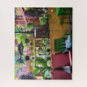 Outdoor Courtyard Café Puzzle (Vertikal)