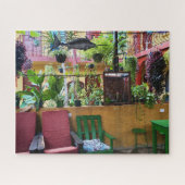 Outdoor Courtyard Café Puzzle (Horizontal)