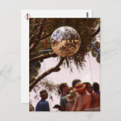 Outdoor Disco Postkarte (Vorne/Hinten)