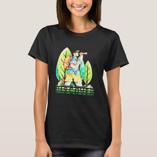 Outdoor-Entdeckung T-Shirt (Vorderseite)
