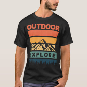 Outdoor Erkundung Berg Abenteuer Naturliebhaber T-Shirt
