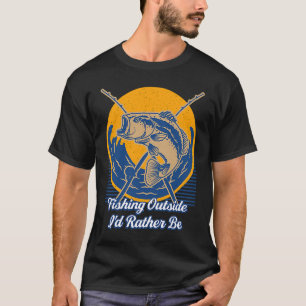 Outdoor-Fischerei statt Fisherman Spaß Fisch T-Shirt