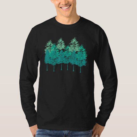 Outdoor Forest Trees Wildlife Nature Forest T-Shirt (Vorderseite)