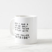 Outdoor Funny Mug spielen Kaffeetasse (Vorderseite Links)