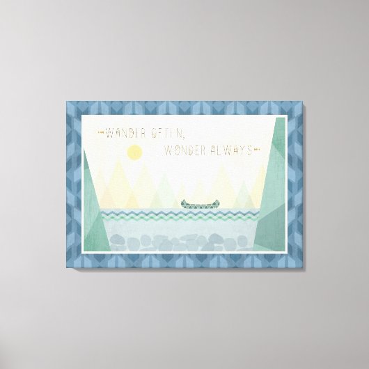 Outdoor Geo I | Oft nachdenken Leinwanddruck (Vorderseite)