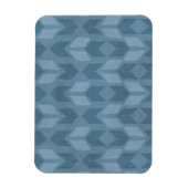 Outdoor Geo Step | Blaues Pfeilmuster Magnet (Vertikal)