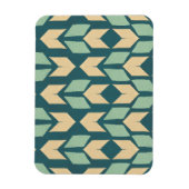 Outdoor Geo Step | Geometrisches Aquamarines Arrow Magnet (Vertikal)