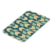 Outdoor Geo Step | Geometrisches Aquamarines Arrow Magnet (Linke Seite)