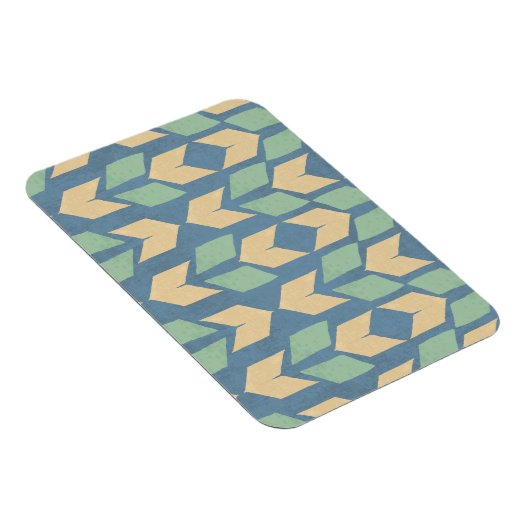 Outdoor Geo Step | Geometrisches Bogenmuster Magnet (Rechte Seite)