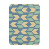 Outdoor Geo Step | Geometrisches Bogenmuster Magnet (Vertikal)