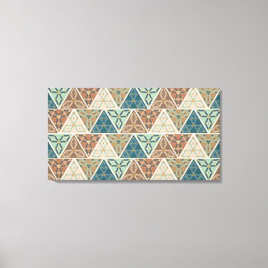 Outdoor Geo Step | Geometrisches Muster Leinwanddruck (Vorderseite)