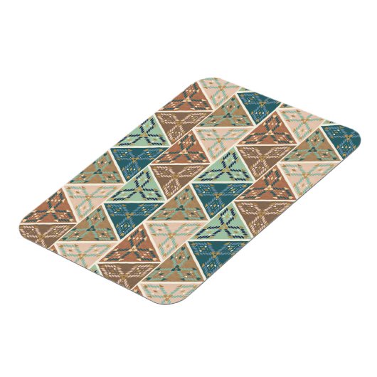 Outdoor Geo Step | Geometrisches Muster Magnet (Linke Seite)