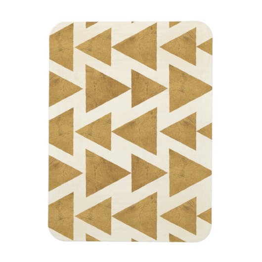 Outdoor Geo Step Gold Geometric Pattern Magnet (Vertikal)