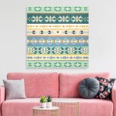 Outdoor Geo Step | Indianermuster Leinwanddruck (Insitu (Wohnzimmer))