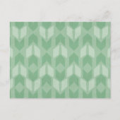 Outdoor Geo Step | Muster des grünen Pfeil Postkarte (Vorderseite)