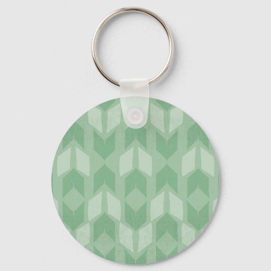 Outdoor Geo Step | Muster des grünen Pfeil Schlüsselanhänger (Vorderseite)