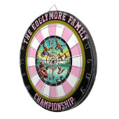 Outdoor-Inspirierte Entenkunst Dartscheibe (Vorderseite rechts)