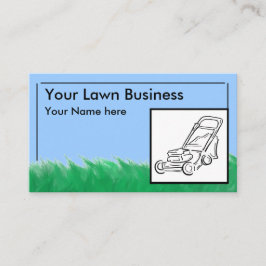 Outdoor Lawn Work anpassbare Visitenkarten Visitenkarte