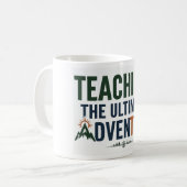 Outdoor-Lehrer Ultimatives Abenteuer  Kaffeetasse (Vorderseite Links)