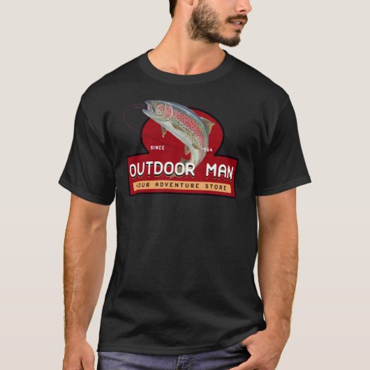 Outdoor Man Angepasst Scoop T - Shirt (Vorderseite)