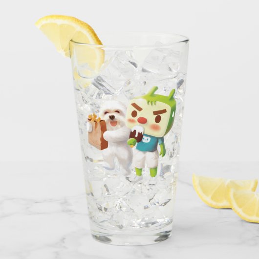 Outdoor Market Fun Glas (Vorderseite Ice)